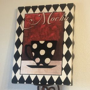 Cafe Bistro Canvas Wall Hanging